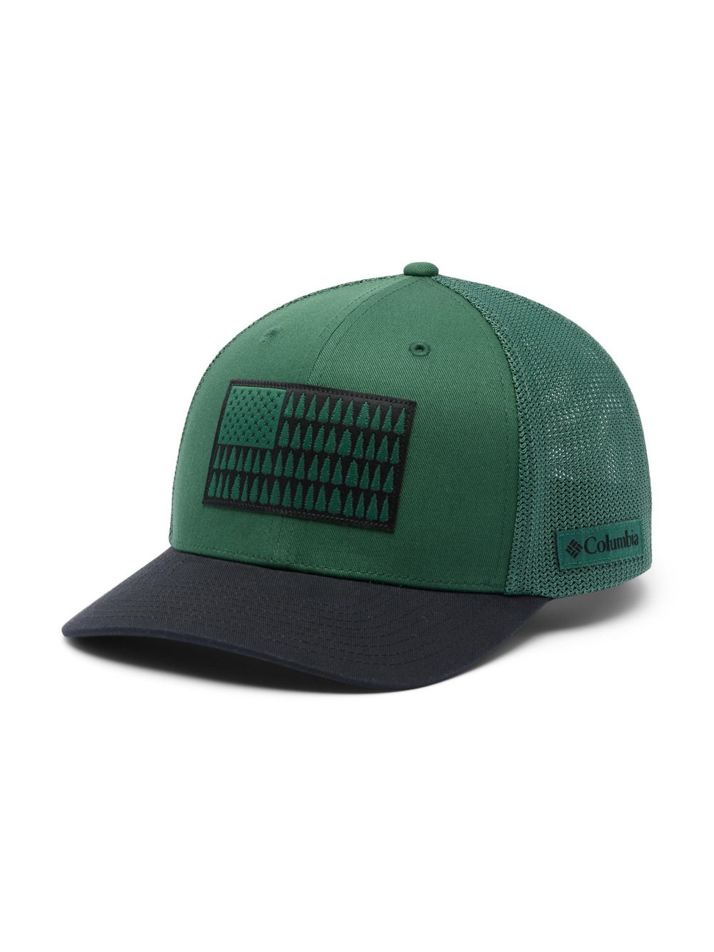 Unisex Adult PFG Logo Mesh Ball Cap | Rain Forest, Black | Size XXL